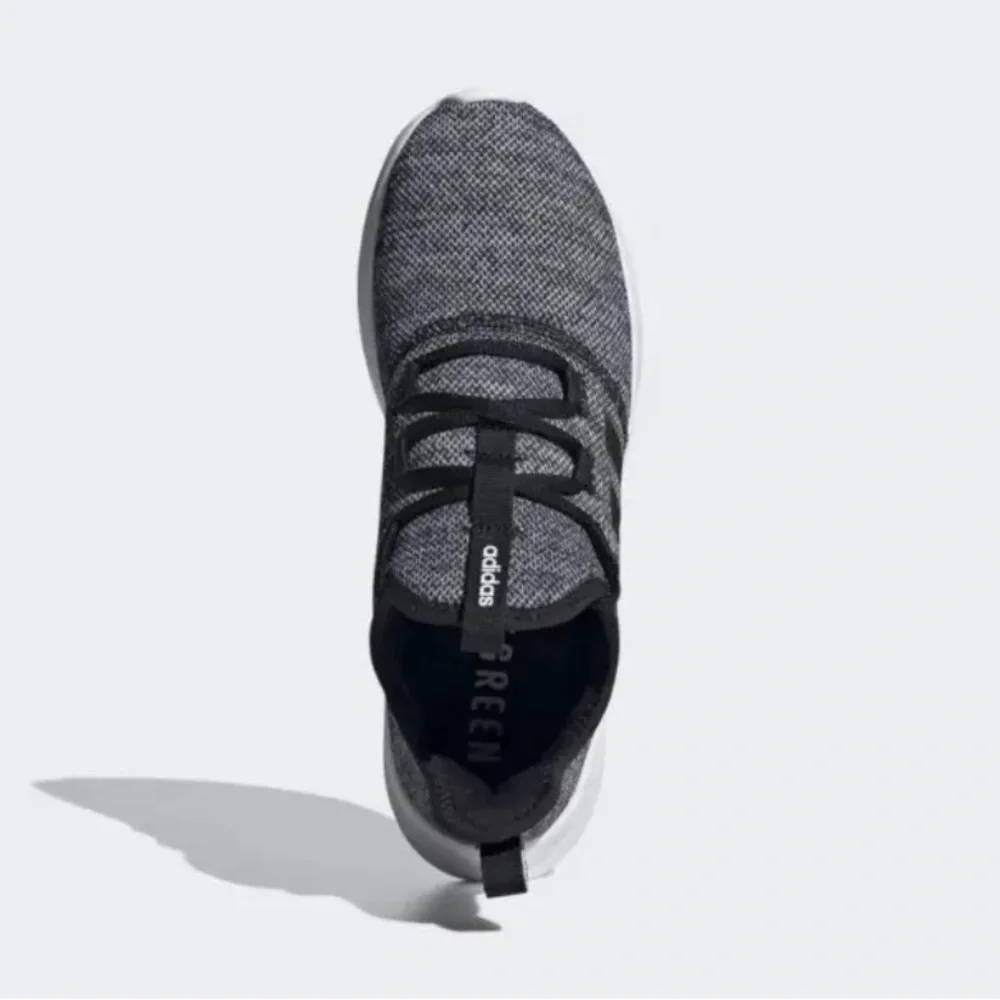 Adidas Running cushioned comfort adjustable fit black cloudfoam Pure 2.0 shoes